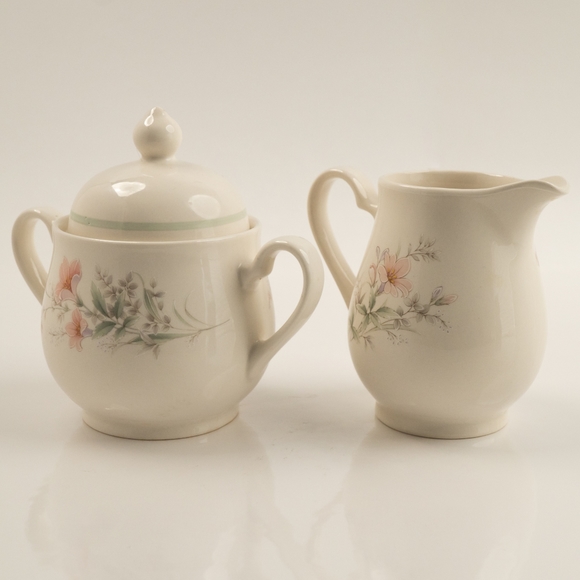 Vintage Keltcraft designed by Noritake Creamer and Sugar set Pennfield - Picture 2 of 4